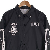 RATS ラッツ 25SS TAT 30th COACH JACKET プリント 刺繡 コーチジャケット ブラック Size L 福生店
