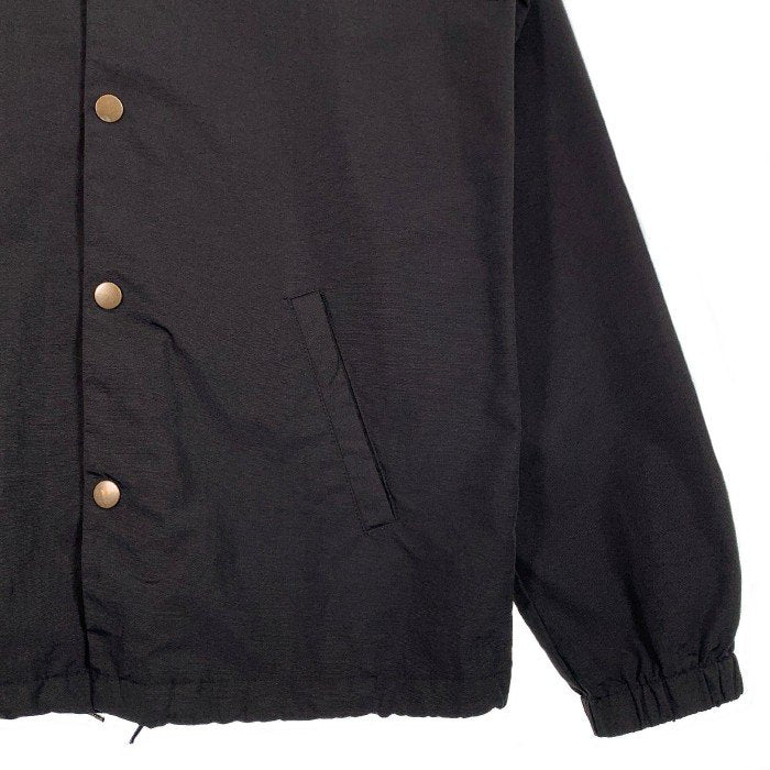 LURK HARD ラークハード ナイロンコーチジャケット ブラック スナップボタン Size M 福生店