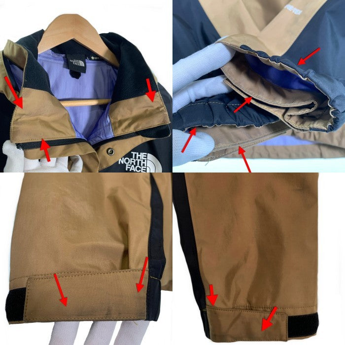THE NORTH FACE ノースフェイス Mountain Raintex Jacket マウンテンレインテックスジャケット ユーティリティブラウン NP12135 Size L 福生店