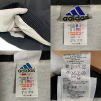 90-00's adidas アディダス スリーストライプ トラックジャケット トレフォイル刺繡 ブラック 万国旗タグ ベトナム製 Size L 福生店