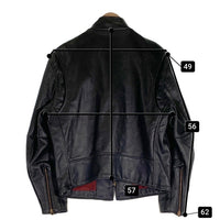 Schott ショット 641XX 復刻 レザー シングルライダースジャケット ブラック サボテンタグ復刻 USA製 Size 42 福生店