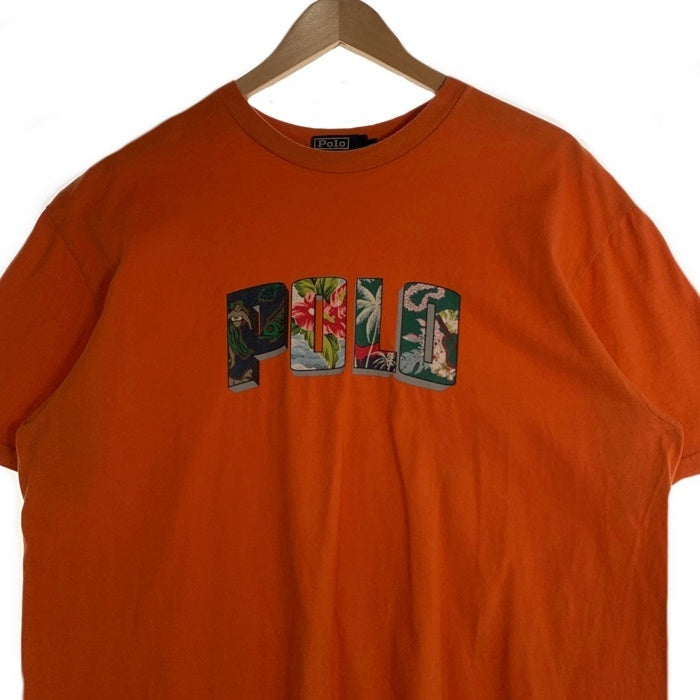 Polo By Ralph Lauren ポロ バイ ラルフローレン ハワイ 半袖 Tシャツ オレンジ Size LL 福生店