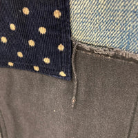 JUNYA WATANABE COMME des GARCONS ジュンヤワタナベ コムデギャルソン JL-P203 AD2013 異素材パッチワーク デニムパンツ ジーンズ インディゴ SizeS 瑞穂店
