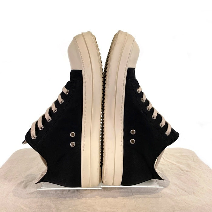 Rick Owens DRKSHDW リックオウエンス ダークシャドウ Ramones Low ラモーンズ ロー ローカットスニーカー ナイロン ブラック ホワイト 34341 Size EU43 (28cm相当) 福生店