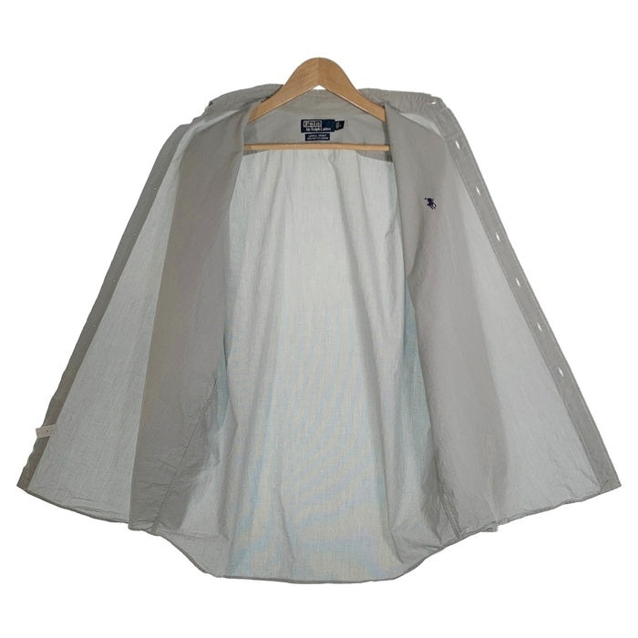 Polo Ralph Lauren ポロラルフローレン LOWELL SPORT コットン 長袖シャツ TWO-PLY COTTON ブルー Size L 福生店