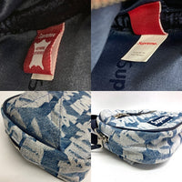 Supreme シュプリーム 22SS Fat Tip Jacquard Denim Waist Bag ウエストバッグ インディゴ 瑞穂店