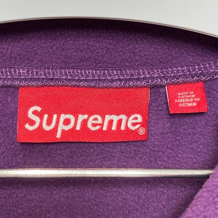 SUPREME シュプリーム 23AW Polartec Facemask Half Zip Pullover ポーラテック フェイスマスク ハーフジップ プルオーバー パープル Size L 瑞穂店