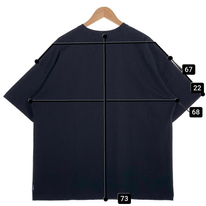 Nice ナイス コットン 半袖 Tシャツ ブラック NC-CT02 Size XL 福生店