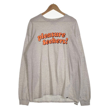 CAPTAINS HELM キャプテンズヘルム PLEASURE SEEKERS L/S TEE プリント ロングスリーブTシャツ アッシュグレー Size L 福生店
