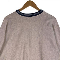 Champion チャンピオン REVERSE WEAVE リバースウィーヴ 刺繍ロゴ クルーネック スウェット グレー Size XX-LARGE 福生店