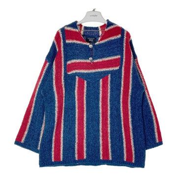 glamb グラム メキシカン ニットプルオーバーセーター トリコロール コンチョボタン GB17SP/KNT08 Size 3 瑞穂店