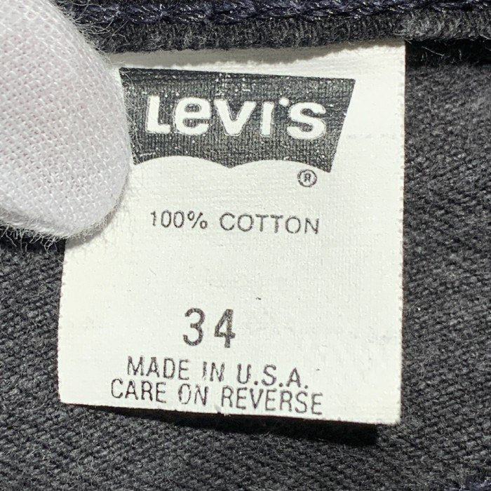 90's Levi's silver tab リーバイス シルバータブ LOOSE ルーズ ブラックデニムショートパンツ USA製 Size 34 福生店