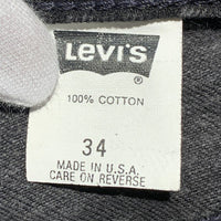 90's Levi's silver tab リーバイス シルバータブ LOOSE ルーズ ブラックデニムショートパンツ USA製 Size 34 福生店