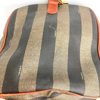 FENDI フェンディ ペカン柄 2WAY ボストンバッグ ブラック×ブラウン 瑞穂店