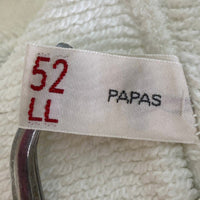 papas パパス スウェットパンツ ホワイト size52 瑞穂店