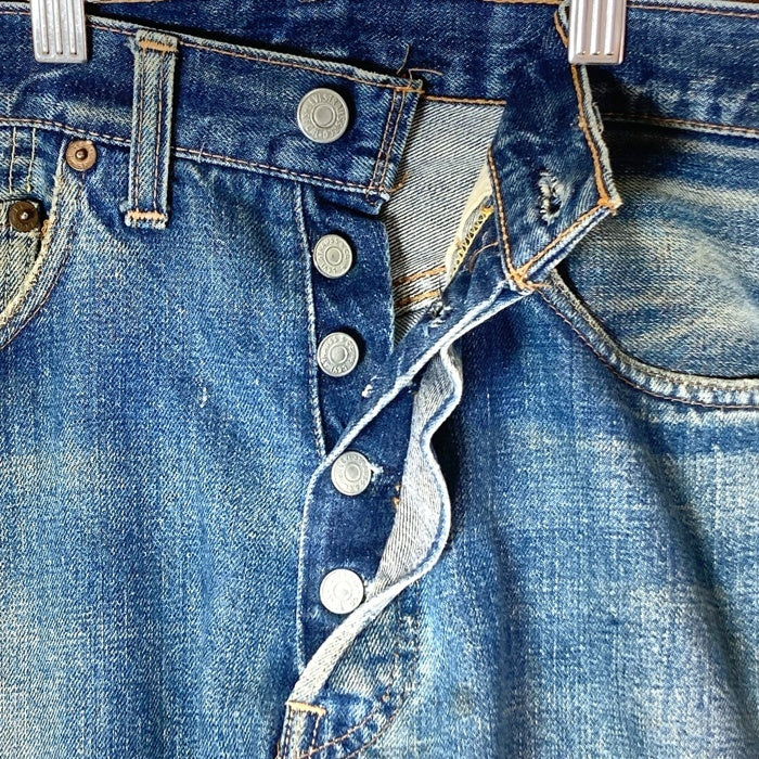 Levi’s リーバイス 501 BIGE ビッグE 70's ボタン裏6 足長R フロント平行ステッチ デニムパンツ インディゴ size- 瑞穂店