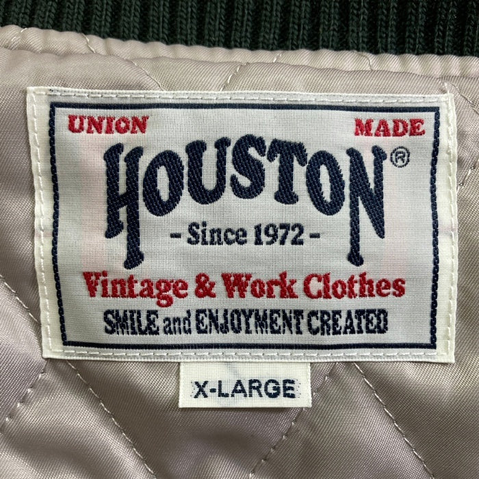 HOUSTON ヒューストン 51189 メルトンアワードジャケット グリーン sizeXL 瑞穂店