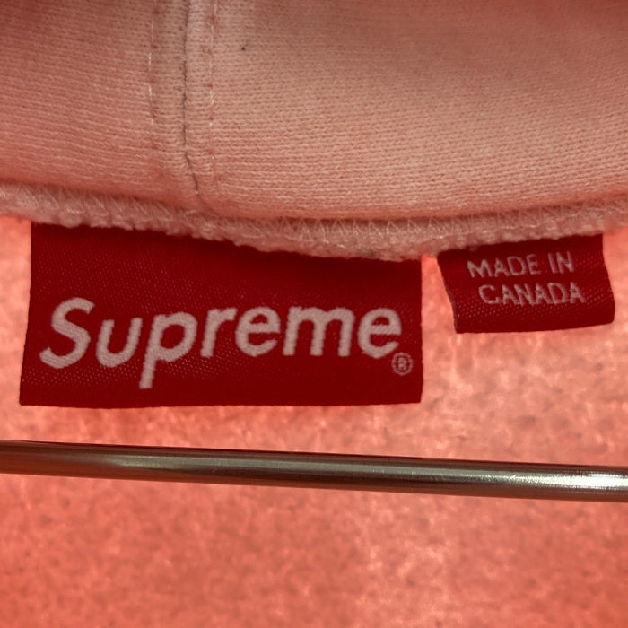 Supreme シュプリーム 17AW Embossed Logo Hooded Sweatshirt ライトピンク sizeS※色褪せあり 瑞穂店