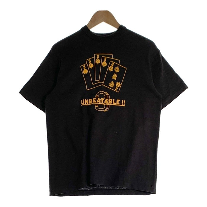 WAREHOUSE ウエアハウス Lot 4601 UNBEATABLE 半袖 プリント Tシャツ ブラック Size L 福生店