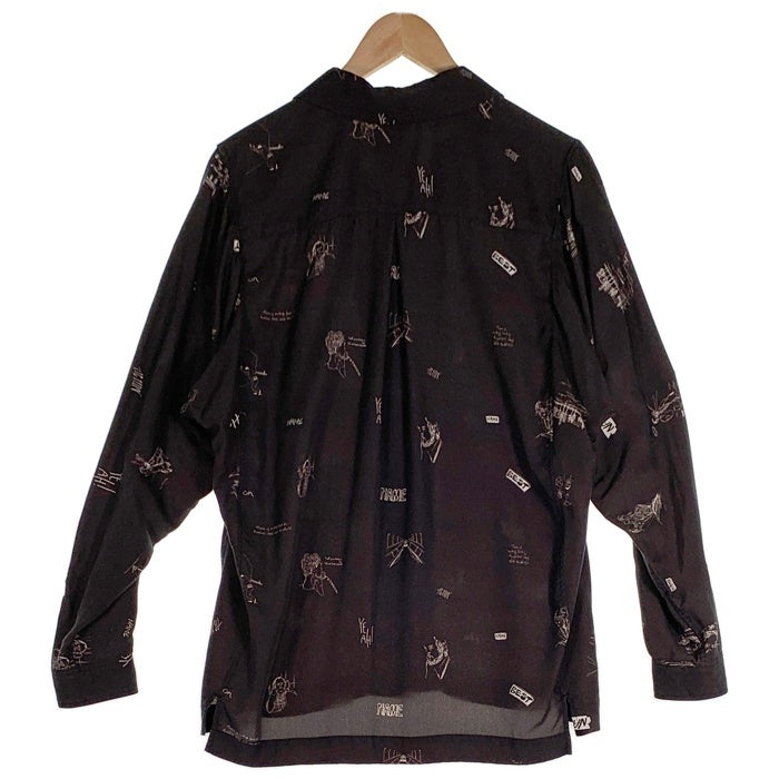 Name. ネーム 17AW STUDIOUS別注 長袖 オープンカラーシャツ ブラック Size 1 福生店