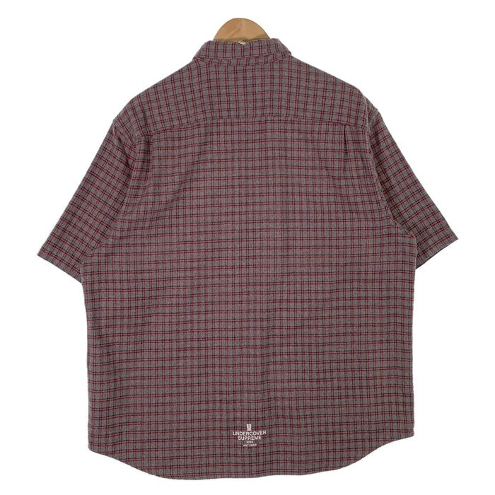 SUPREME シュプリーム 23SS UNDERCOVER アンダーカバー S/S Flannel Shirt ショートスリーブフランネルシャツ グレーチェック Size M 福生店