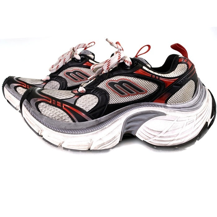 BALENCIAGA バレンシアガ 10XL Sneaker ローカットスニーカー グレー レッド ホワイト 792779 Size US11 (29.0cm) 福生店