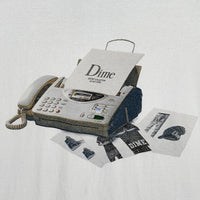 Dime ダイム Fax T-Shirt ファックス プリントTシャツ ホワイト Size L 福生店