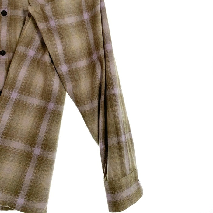 PENDLETON ペンドルトン オープンカラー 長袖 ウールシャツ カーキ 5575-2213 Size L 福生店