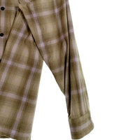 PENDLETON ペンドルトン オープンカラー 長袖 ウールシャツ カーキ 5575-2213 Size L 福生店