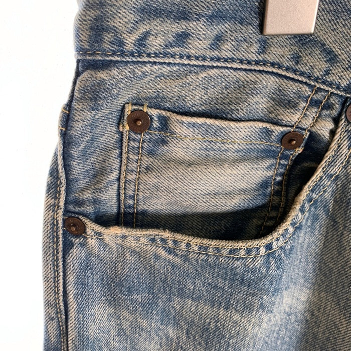 WACKO MARIA ワコマリア WHITE OAK CONE DENIM USED加工 デニムパンツ ジーンズ インディゴ 赤耳 Size M 福生店