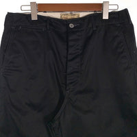 BUZZ RICKSON'S バズリクソンズ Williams Gibson Collection MILITARY CHINOS 1942 MODEL チノ パンツ ブラック  BR41860 Size WAIST 36 INSEAM 35 福生店