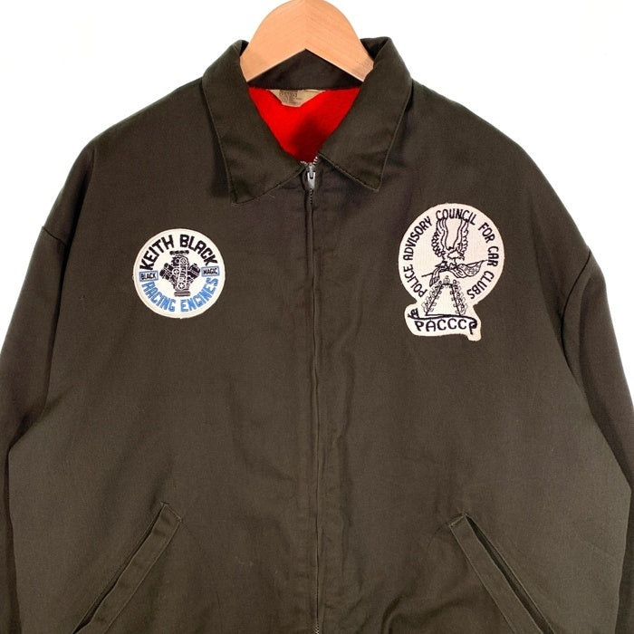 70's MONTGOMERY WARD モンゴメリーワード 裏ボア ジップアップ ワークジャケット オリーブ Size XL相当 福生店