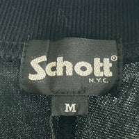 Schott ショット RAYON FOOTBALL T-SHIRT レーヨン フットボールT ブラック sizeM 瑞穂店