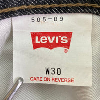 Levi’s リーバイス 505-09 90s 先染ブラック デニムパンツ ブラック size W30 瑞穂店