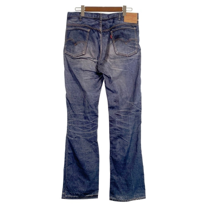 eye JYUNYA WATANABE MAN ジュンヤワタナベマン 25SS Levi's リーバイス ベルベルジン 607E デニム転写プリント ナイロンブーツカットパンツ インディゴ WO-P918 Size L 福生店
