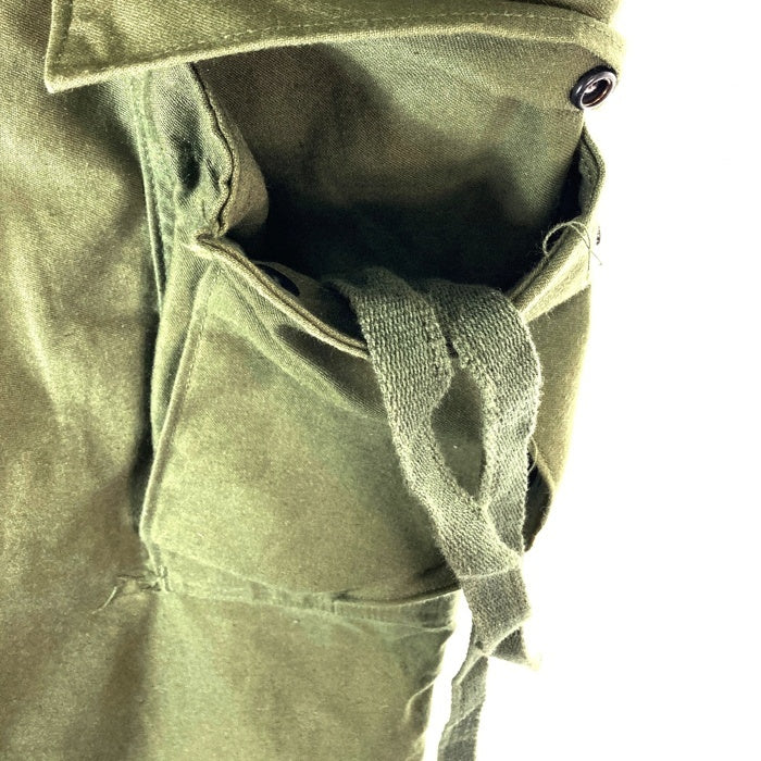 US ARMY アメリカ軍 67年会計 アルミジップ M-65 フィールドパンツ オリーブ sizeS-R 瑞穂店