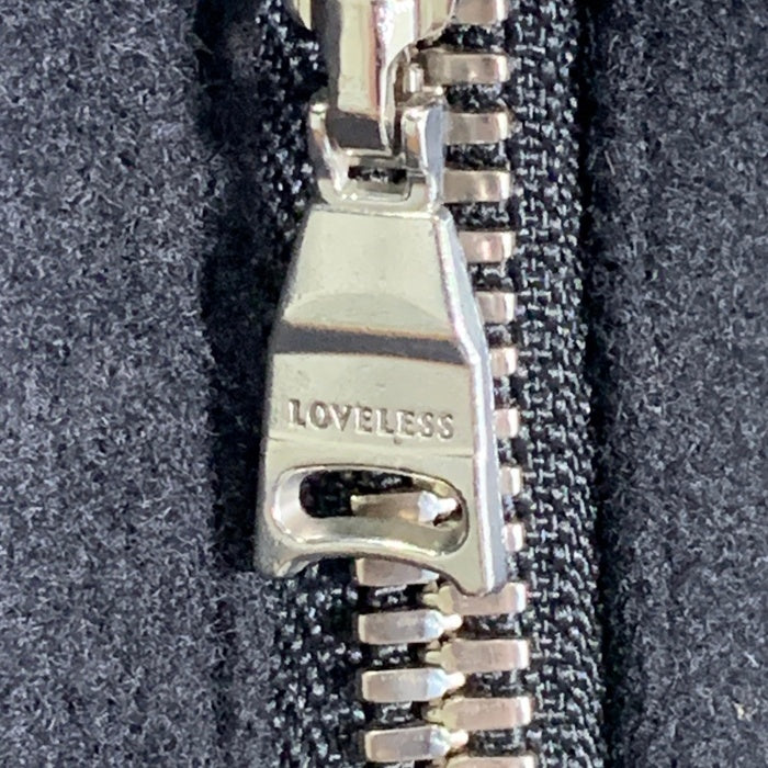 LOVELESS ラブレス メルトン ウール ライダースジャケット ブラック Size 2 福生店