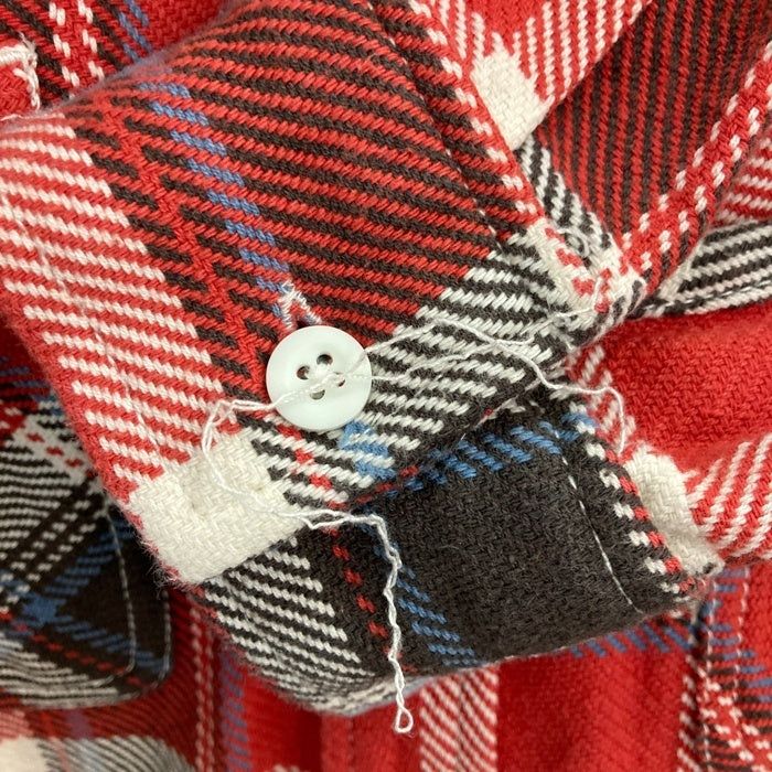 FIVEBROTHER ファイブブラザー 151860 ネルシャツ レッド sizeL 瑞穂店