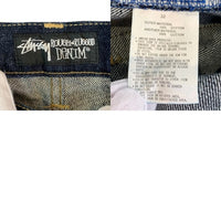 STUSSY ステューシー ROUGH&RUGGED DENIM マルチワッペン ストレートデニムパンツ インディゴ Size 32 福生店