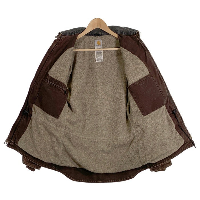 Carhartt カーハート Ridge Coat リッジコート ダックキャンバス ジップアップジャケット ダークブラウン メキシコ製 C61 DKB Size S-R 福生店