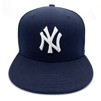 NEWERA ニューエラ Newyork Yankees 59FIFTY ベースボールキャップ ネイビー Size 7 3/8 (58.7cm) 福生店