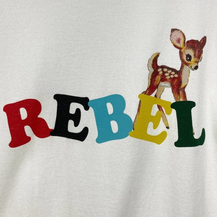 UNDERCOVER アンダーカバー REBEL バンビ プリントTシャツ ホワイト UC1C3814 Size 4 瑞穂店