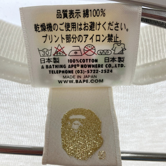A BATHING APE アベイシングエイプ 15周年アニバーサリー 武藤敬司 ホワイト sizeS 瑞穂店