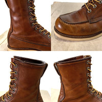 RED WING レッドウィング 8887 10ホール ワークブーツ 紺タグ復刻 ビブラムソール交換 Size 8D (26cm) 福生店