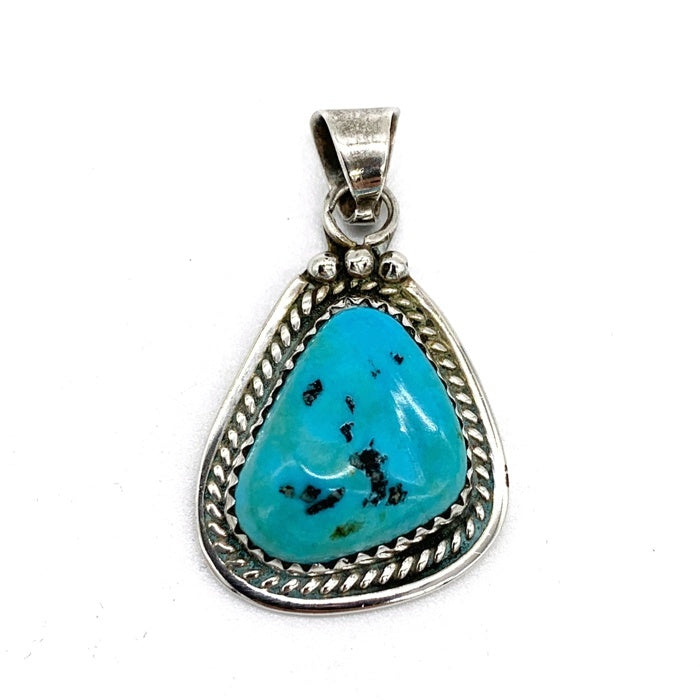 ナバホ族 ターコイズ シルバー ペンダントトップ STERLING 福生店