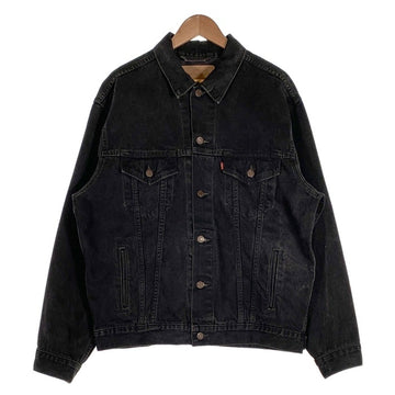 90's Levi's リーバイス 70507-4159 ブラックデニムトラッカージャケット 後染め トップ裏715 USA製 size L 福生店