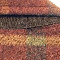 CHAPS RALPH LAUREN チャップスラルフローレン 80's チェック ウール 襟付きコート ブラウン sizeL 瑞穂店