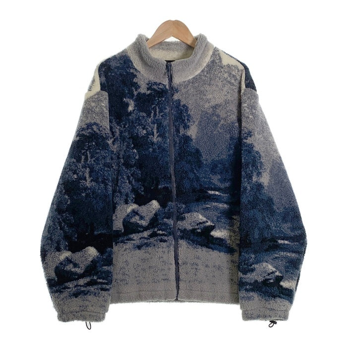 SNS Sneakersnstuff ジップアップ フリース ジャケット ブルー タイダイ Size L 福生店