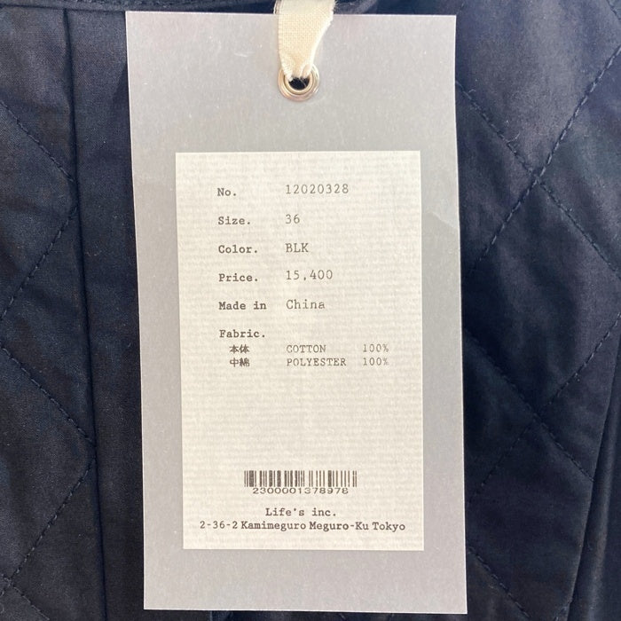 TODAYFUL トゥデイフル 20AW Quilting Shirts Dress スタンドカラーシャツワンピース ブラック 12020328 Size 36 瑞穂店