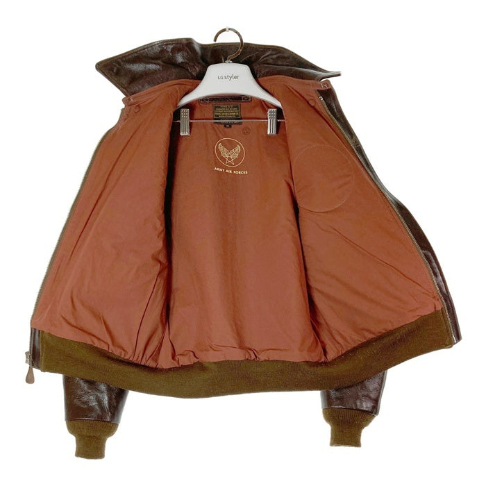 Buzz Rickson's バズリクソンズ BR80628  ROUGH WEAR CLOTHING CO ラフウェア A-2カスタム 511th BOMB.SQ. BALL BOYS フライトジャケット ブラウン size38 瑞穂店